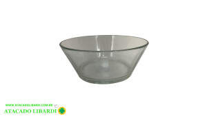 TIGELA VIDRO 22X9CM 2260ML LISA B919