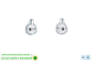 GANCHO PAREDE ADESIVO 2PCS PLAST HU54561