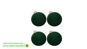 BOLA TUBO CAMURÇA 8CM C/4UNI VERDE MILITAR WF2118