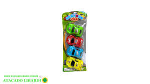 BLISTER CARRO 9CM 4PCS CARTOONCAR FF2312
