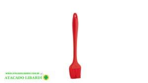 PINCEL CULINARIA SILICONE 30CM VERMELHO ECO24042
