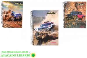 CADERNO 10M/160 F CD ESPIRAL RALLY 3539