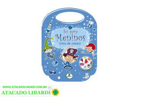 LIVRO COLORIR SO PARA MENINOS C/ADESIVOS 1156160