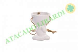 VASO CERAMICA 7X10CM PENDURAR HD01798