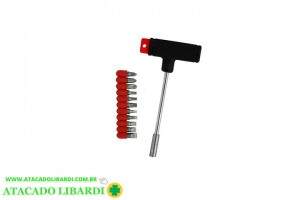CHAVE TIPO T C/11 PONTAS 12PCS CB2597