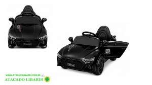 CARRO BEBE ELETRICO CONTROLE REMOTO PRETO 12V  FUT58