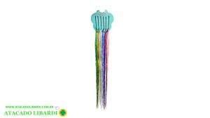 GRAMPO 6PCS C/APLIQUE COLOR F123