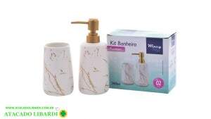 CONJ BANHEIRO PORCELANA 2PC 340ML PRB01133