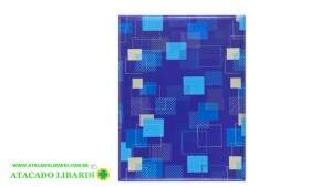 PAPEL 30X45CM PRES SACO QUADRADOS AZUL C/50UN 561