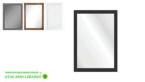 ESPELHO 35X45CM MOLDURA MADEIRA 522112