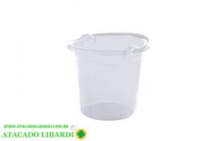 BALDE PLAST 8,8L 27X25CM TRANSP BD88
