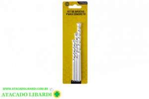 CONJ BROCAS 3PCS CONCRETO 5/6/8 CB3140