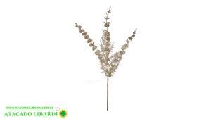 EUCALIPTO C/ GLITTER CHAMPANHE 
54CM 85214003