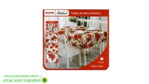 TOALHA MESA NATAL QUADRADA 140CM  GY5139