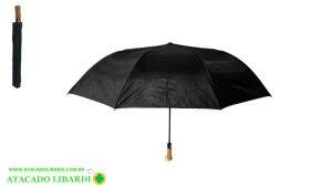 GUARDA CHUVA PORTARIA DOBRAVEL PRETO IS0009