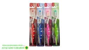 ESCOVA DENTAL ADULTO MACIA C/PROTETOR 12UNI LIM3096