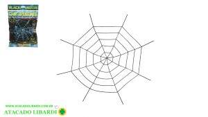 TEIA ARANHA HALLOWEEN 1,35M PRETO 50550002