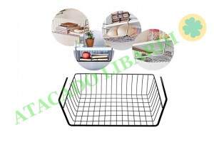 ORGANIZADOR METAL P/PRATELEIRA 35,5X25X13,5CM CZ19372
