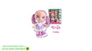 BONECA RAINBOW TATOO GIRLS C/ACESSORIOS 761