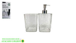 CONJ BANHEIRO 2PCS PLAST FJ90286