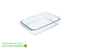 ASSADEIRA VIDRO 29,5X18X5CM 1,6L CA12237