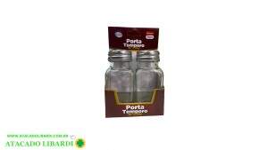 PORTA CONDIMENTO VIDRO 9X4CM 70ML 2PCS HU51012