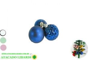 BOLA DECORADA 3PCS 6CM SORTIDA NTB40261