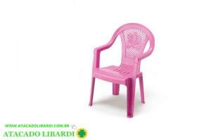 CADEIRA INFANTIL PLAST ROSA 1705