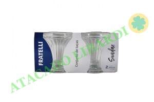 CONJ TACAS 12CM 170ML VIDRO 2PCS A79031/CO0579031
