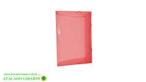 PASTA ABA OFICIO C/ELASTICO 10UNI VERMELHO 1259