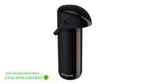GARRAFA TERMICA PRESSAO 1L VERONA PRETA 85001