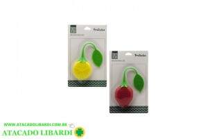 INFUSOR COADOR P/CHA SILICONE FRUTINHA UD0013