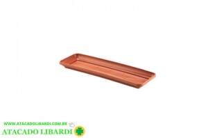 PRATO JARDIM 73,5X18X3,5CM MARROM 493