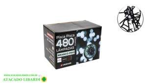 PISCA 480 LED 10M BRANCO 220V FIO VERDE TF1414