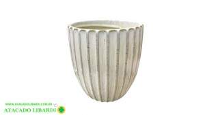 VASO CERAM 14CM BRANCO DEC 97209001